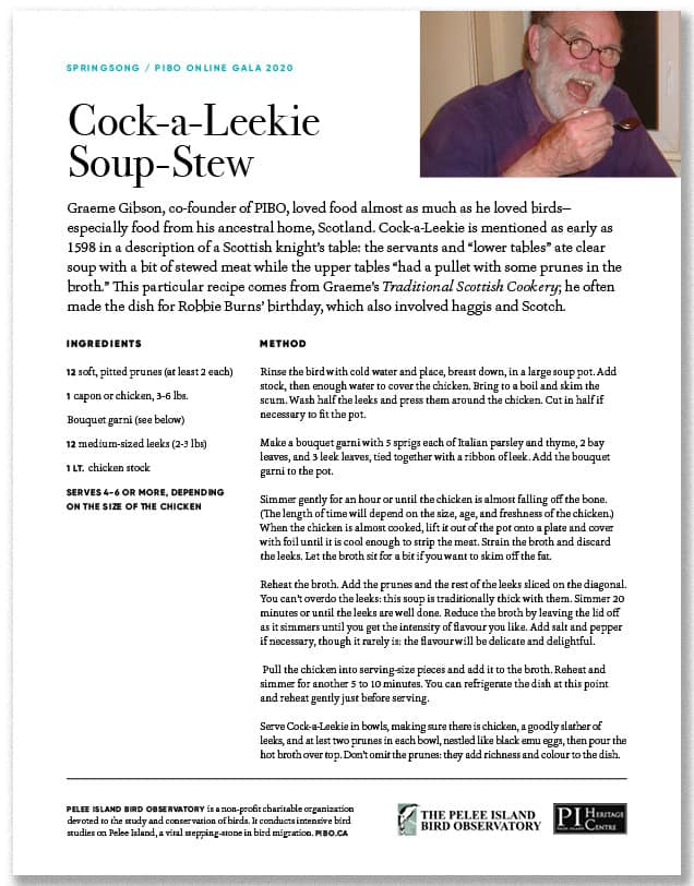 Cock-a-Leekie Soup-Stew