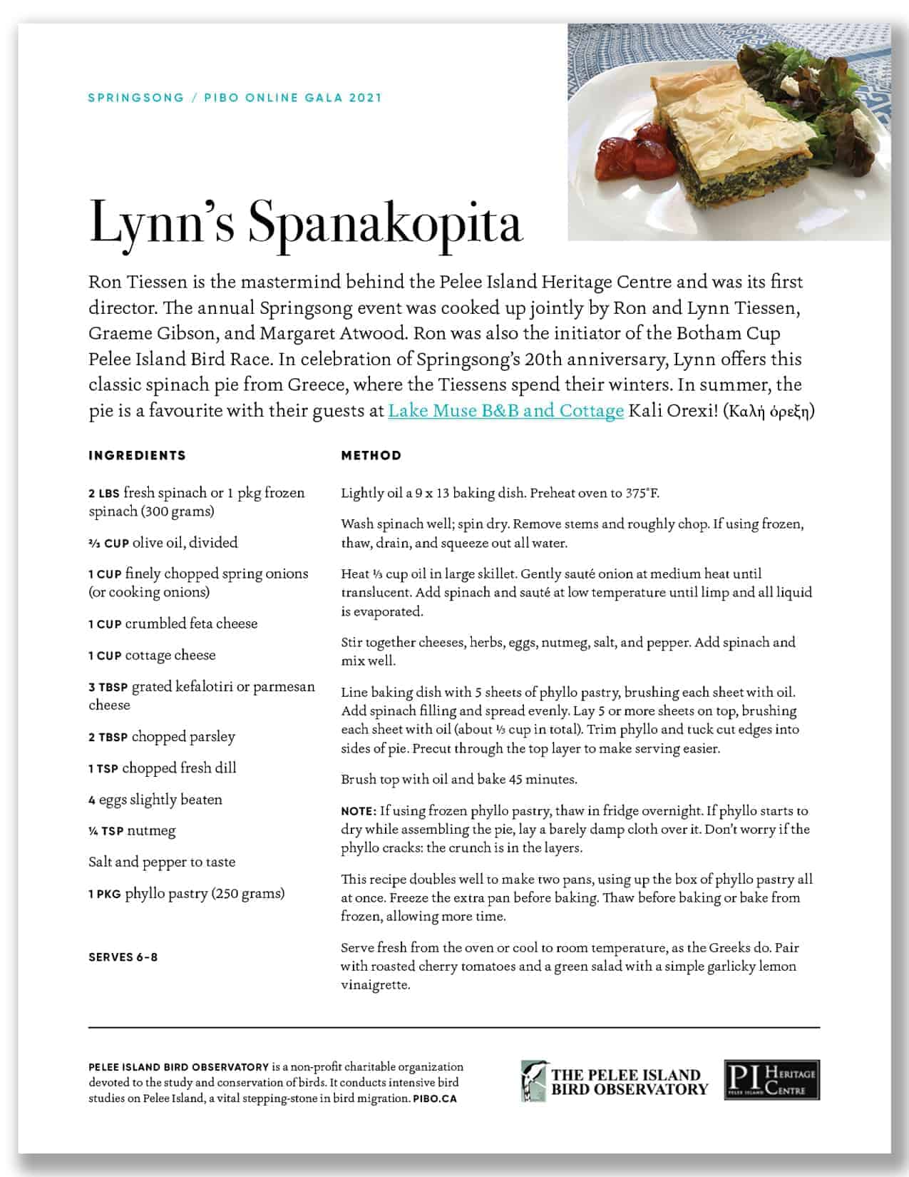 Lynn's Spanakopita