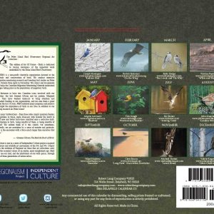 2024 Art of Nature Calendar - back cover