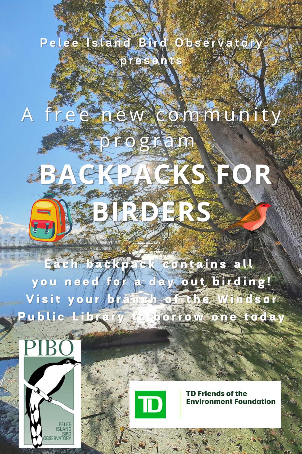 Backpacks for Birders poster