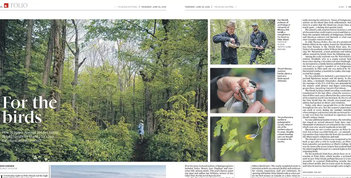 For the Birds Print Page Globe and Mail June 18 2026